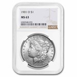 1901-O Morgan Dollar MS-63 NGC