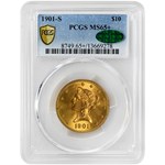 1901-S $10 Liberty Gold Eagle MS-65+ PCGS CAC