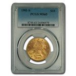 1901-S $10 Liberty Gold Eagle MS-65 PCGS