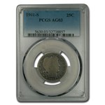 1901-S Barber Quarter AG-3 PCGS