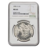 1901-S Morgan Dollar MS-65 NGC