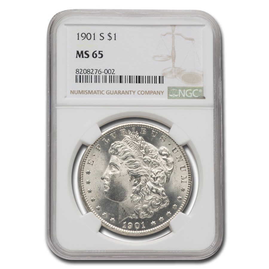 1901-S Morgan Dollar MS-65 NGC