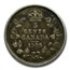 1902-1910 Canada Silver 5 Cents Edward VII Avg Circ