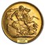 1902-1910-M Australia Gold Sovereign Edward VII Avg Circ
