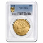 1902 $20 Liberty Gold Double Eagle MS-62 PCGS