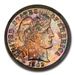 1902 Barber Dime PF-66 NGC