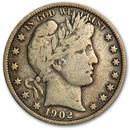 1902 Barber Half Dollar Fine