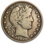 1902 Barber Half Dollar Fine