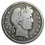 1902 Barber Half Dollar VG