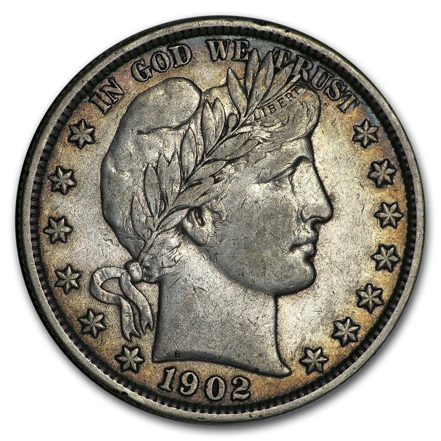 1902 Barber Half Dollar XF