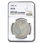 1902 Morgan Dollar AU-50 NGC