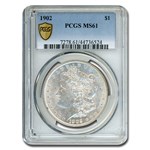 1902 Morgan Dollar MS-61 PCGS