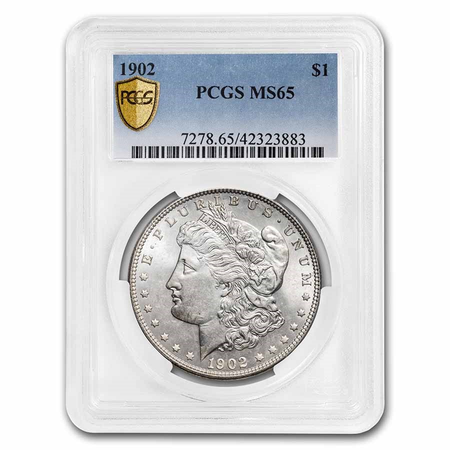 1902 Morgan Dollar MS-65 PCGS