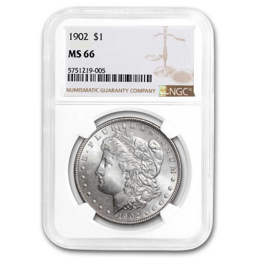 1902 Morgan Dollar MS-66 NGC