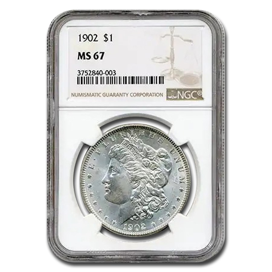 1902 Morgan Dollar MS-67 NGC