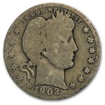 1902-O Barber Quarter Good