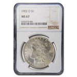 1902-O Morgan Dollar MS-67 NGC