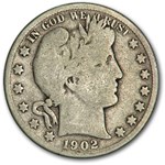 1902-S Barber Half Dollar Good