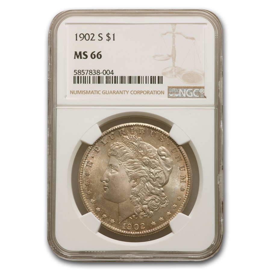 Buy 1902-s Morgan Dollar Ms-66 Ngc 