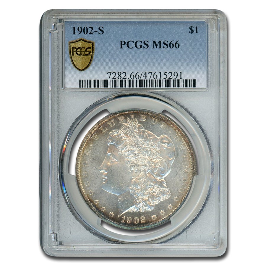 1902-S Morgan Dollar MS-66 PCGS