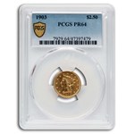 1903 $2.50 Liberty Gold Quarter Eagle PR-64 PCGS