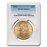 1903 $20 Liberty Gold Double Eagle MS-64+ PCGS