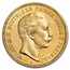 1903-A Germany Prussia Gold 10 Mark Wilhelm II AU