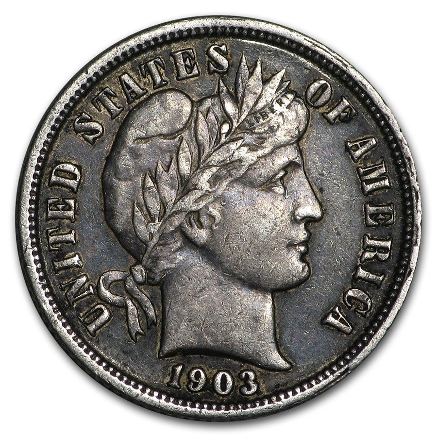 1903 Barber Dime XF