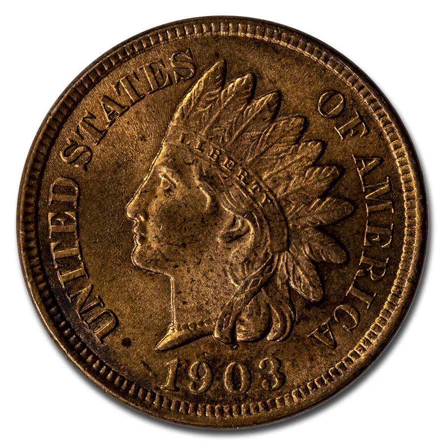 1903 Indian Head Cent BU (Red)