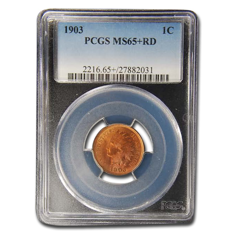 1903 Indian Head Cent MS-65+ PCGS (Red)