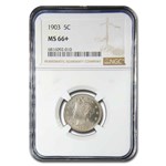 1903 Liberty Head V Nickel MS-66+ NGC