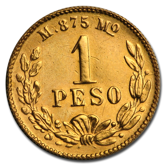 Buy 1903-Mo Mexico Gold 1 Peso AU | APMEX