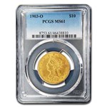 1903-O $10 Liberty Gold Eagle MS-61 PCGS