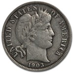 1903-O Barber Dime VF