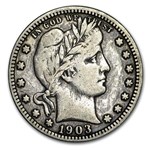 1903-O Barber Quarter VF