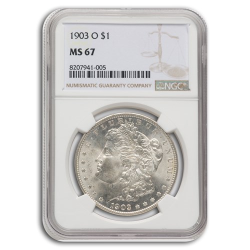 1903-O Morgan Dollar MS-67 NGC