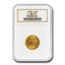 1903-S $5 Liberty Gold Half Eagle MS-65 NGC