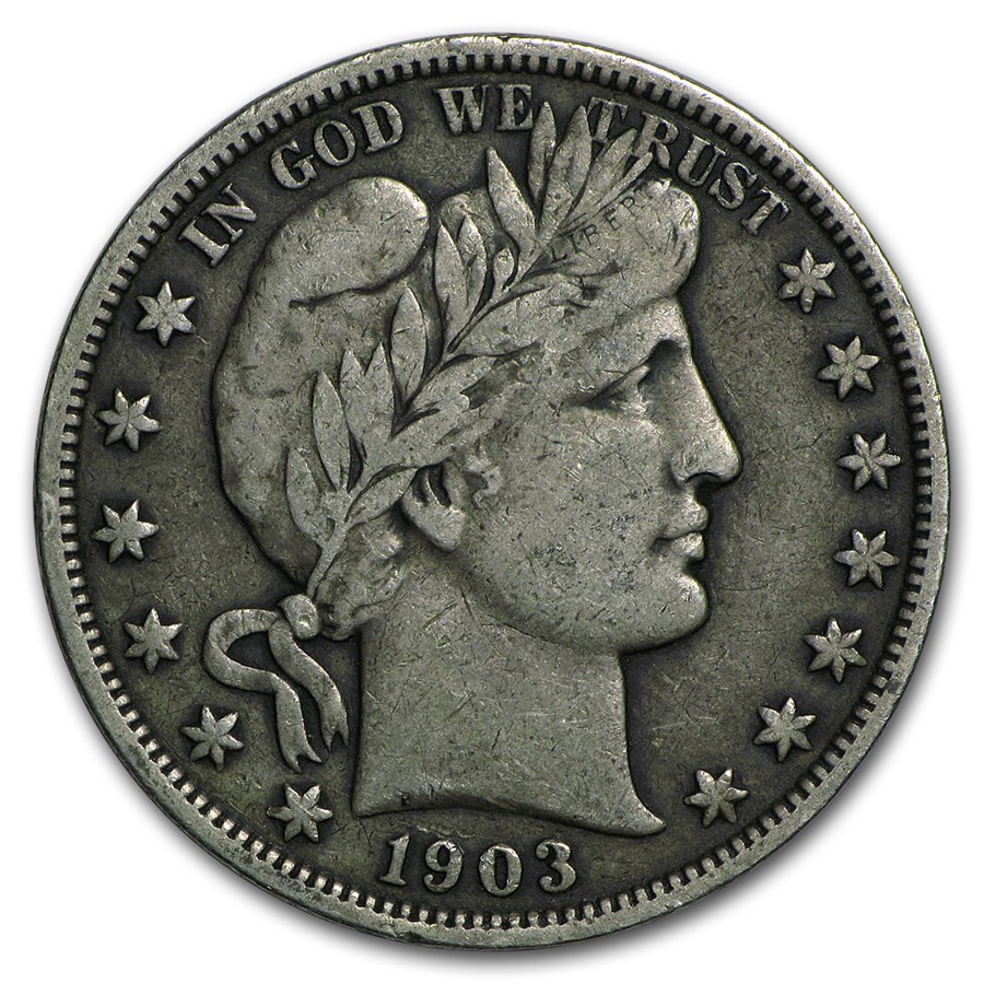 1903-S Barber Half Dollar VF