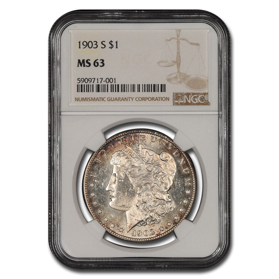 1903-S Morgan Dollar MS-63 NGC