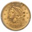 1904 $2.50 Liberty Gold Quarter Eagle MS-67 PCGS