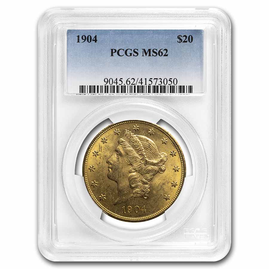 Buy 1904 $20 Liberty Gold Double Eagle MS-62 | APMEX
