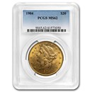 1904 $20 Liberty Gold Double Eagle MS-62 PCGS