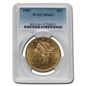 Buy 1904 $20 Liberty Gold Double Eagle MS-64+ | APMEX