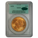 1904 $20 Liberty Gold Double Eagle MS-65 PCGS CAC (OGH)