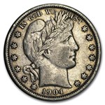 1904 Barber Half Dollar XF