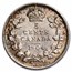 1904 Canada Silver 5 Cents Edward VII AU