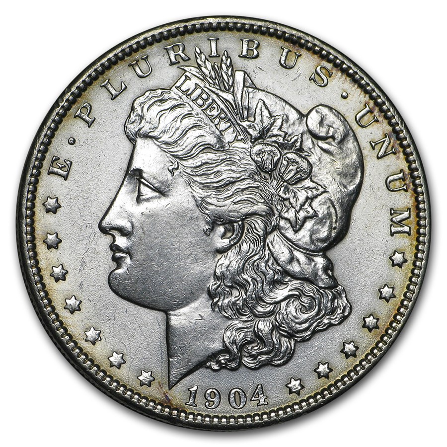 1904 Morgan Dollar AU Details (Cleaned)