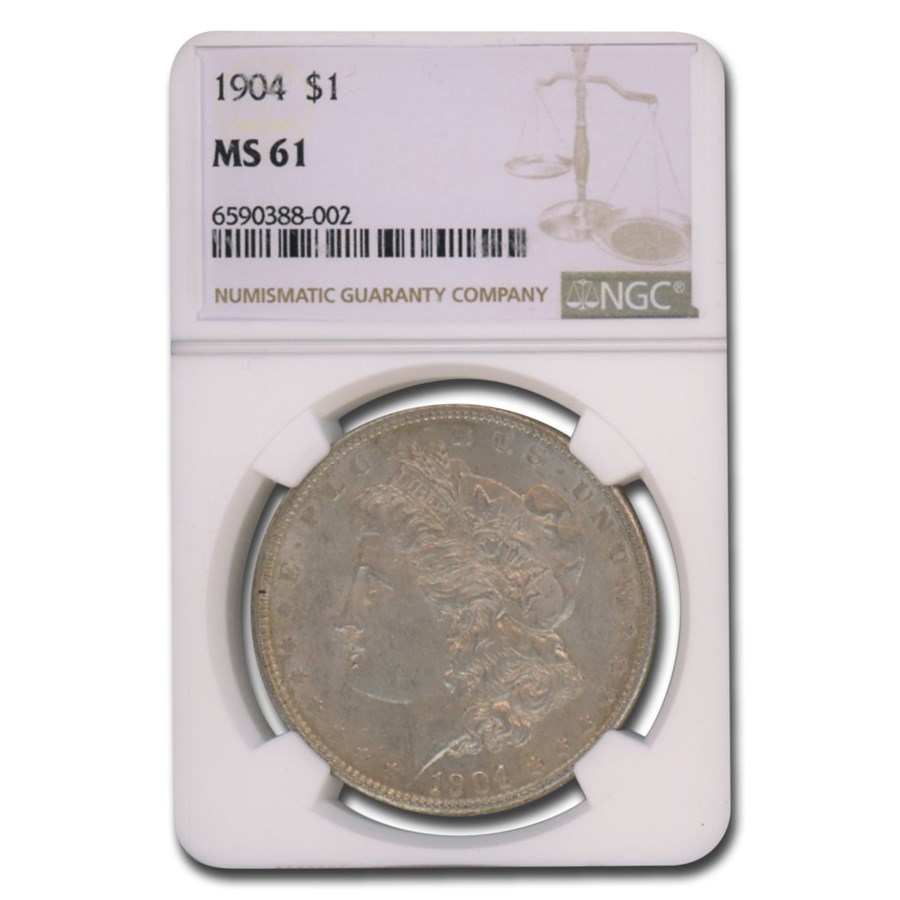 1904 Morgan Dollar MS-61 NGC