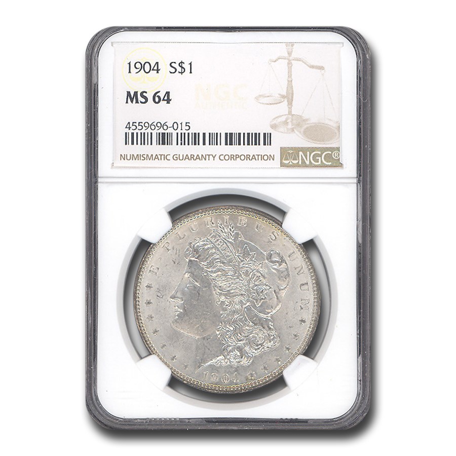 1904 Morgan Dollar MS-64 NGC