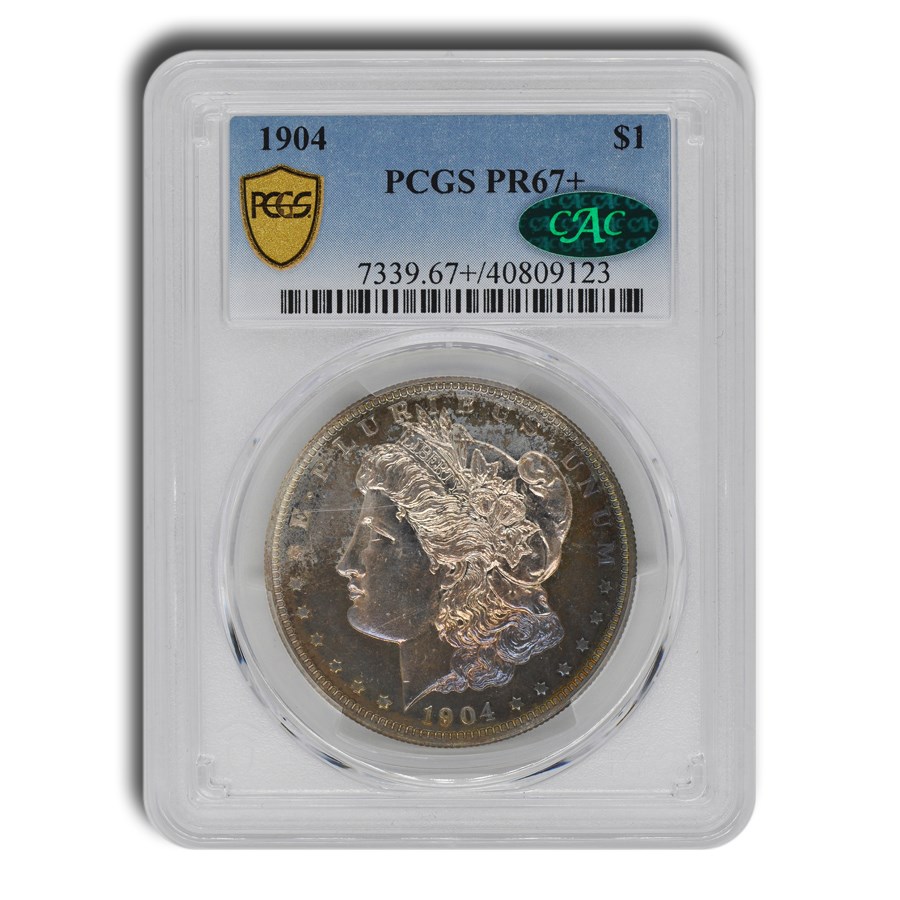 1904 Morgan Dollar PR-67+ PCGS CAC